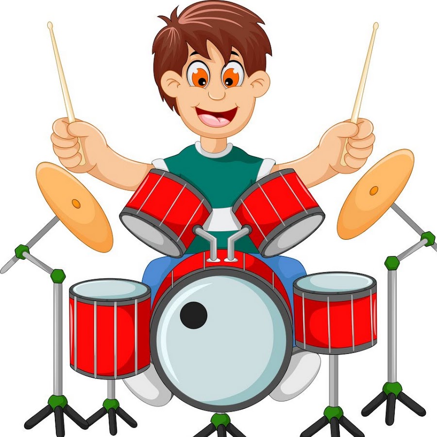 Барабанщик с барабаном для детей