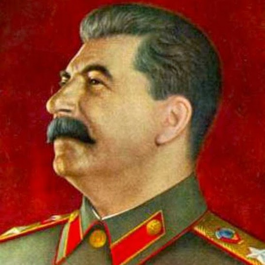Сталин Иосиф Виссарионович в профиль