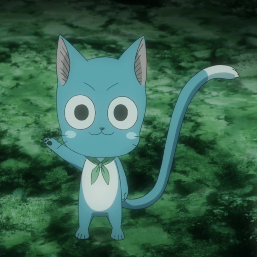 anime happy the cat