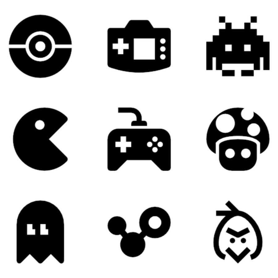 Game icons. Векторные значки. Значки компьютерных игр. Иконки игр. Игровые значки.