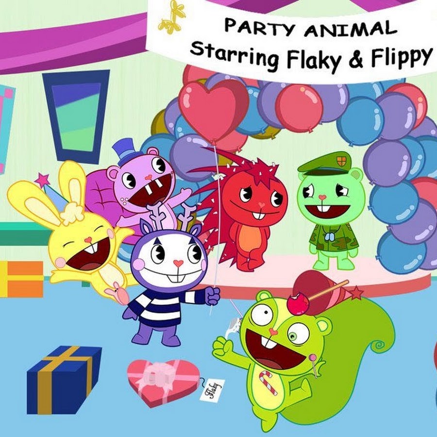 Happy Tree friends день рождения. Хэппи три френдс Смешарики. Хэппи три френдс день рождения. Счастливые Лесные друзья.