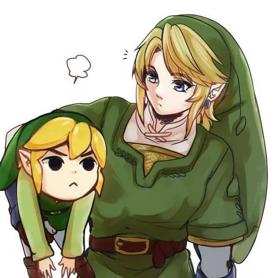 Their link link. Линк Зельда. Зельда персонажи линк. Линк the Legend of Zelda. Семья линка Зельда.