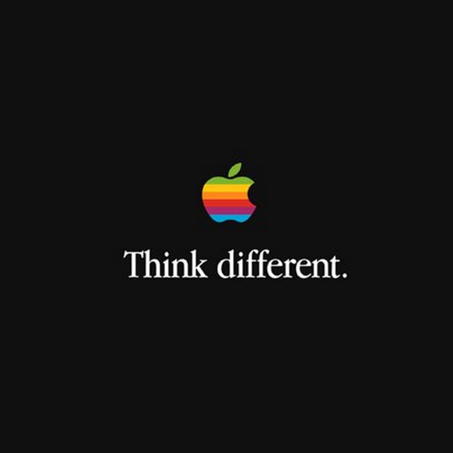 Think different перевод. Apple think different. Реклама Эппл think different. Слоган Apple think different. Apple think different рекламная кампания.