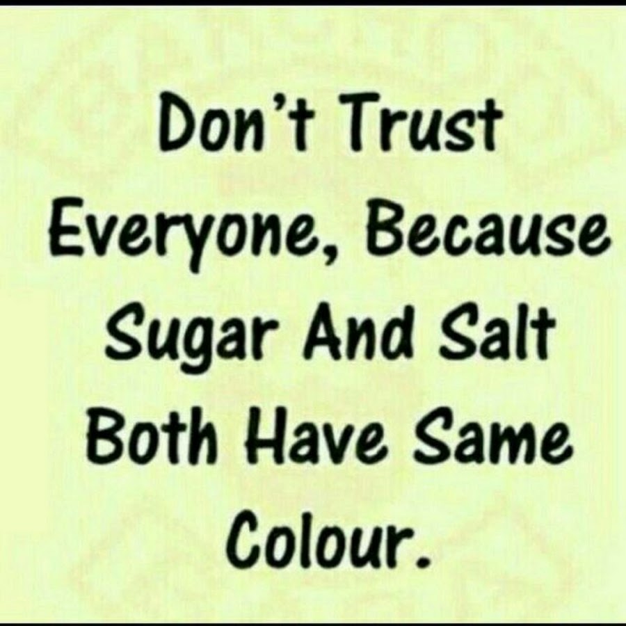 Trust everyone