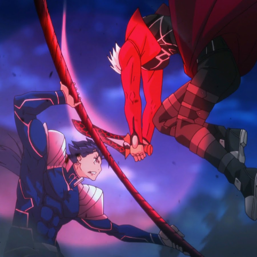 Динамичный бой. Fate stay Night аниме сражение. Fate Archer vs Lancer. Аниме бой. Сцены сражений аниме.