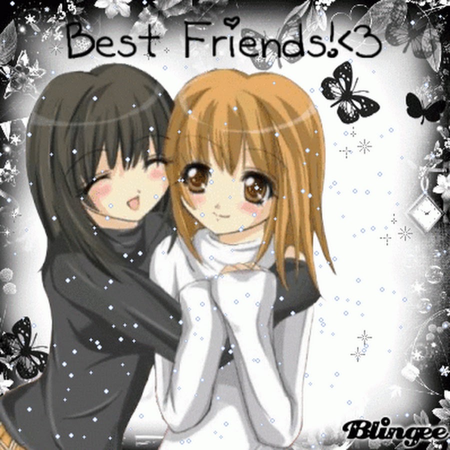 Better animes. Бест френдс арт аниме. Картинки friends animation. Anime BFF PP. My best friend аниме.