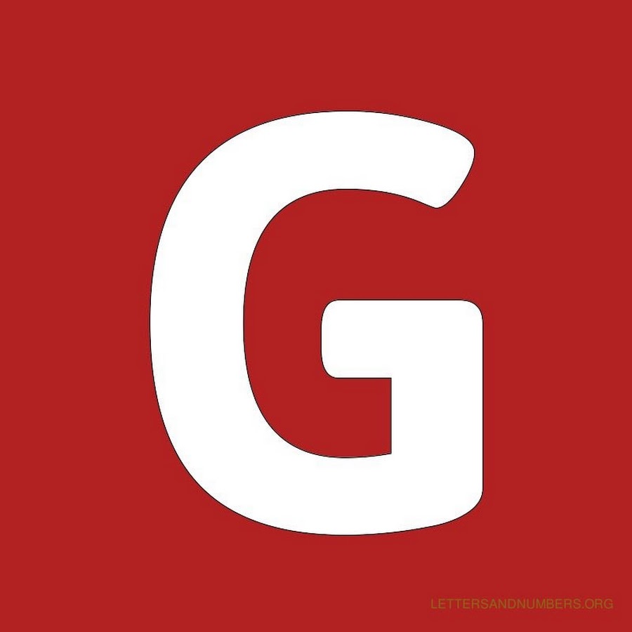 Av g. Буква g. Красная буква g. Ава с буквой g. G.