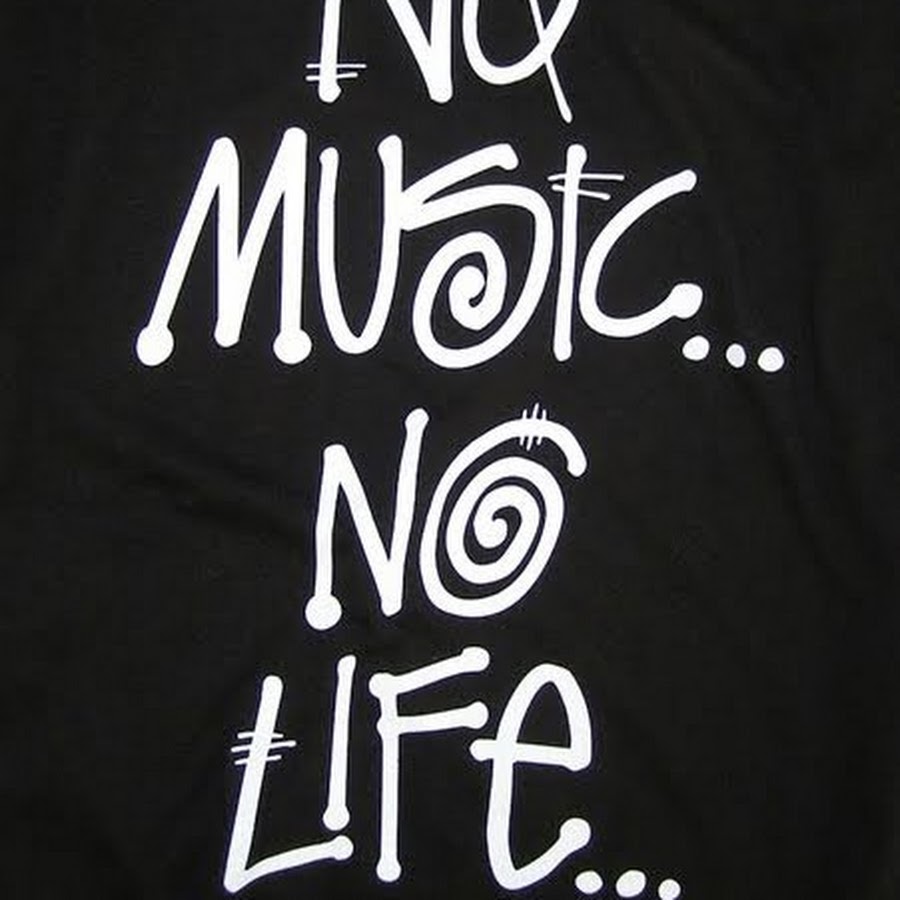 I m enjoying myself. No Music no Life. Music in my Life принт.