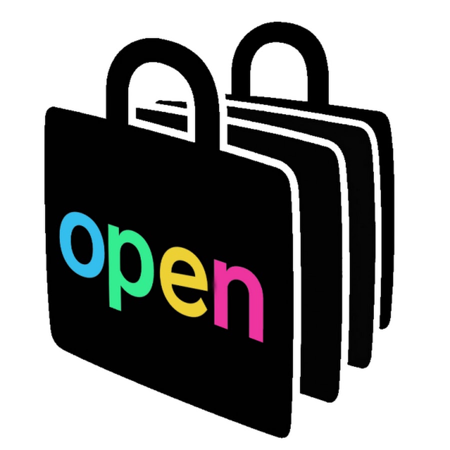 Open shop. Open shop logo. Opening shop. Shopping channel.