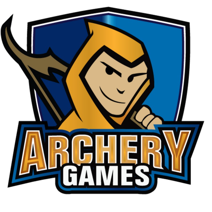 Archer game. Мини игра с логотипом.