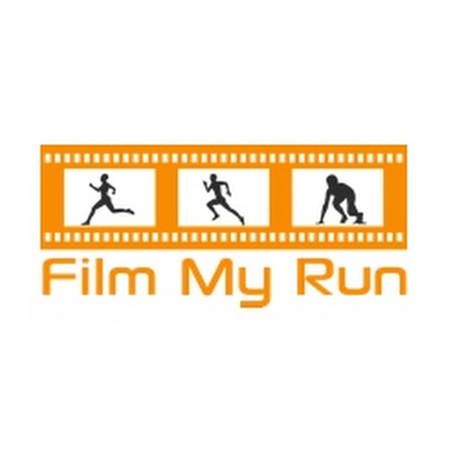 My run. Film Run time icon.