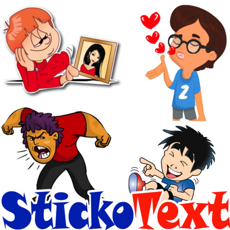 Стикер мейкер. STICKOTEXT. STICKOTEXT.com.