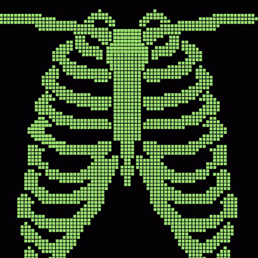 Связать скелет. Ребра пиксель арт. Грудная клетка вышивка. Схема скелет ребер вязание. Схема вышивки грудная клетка.