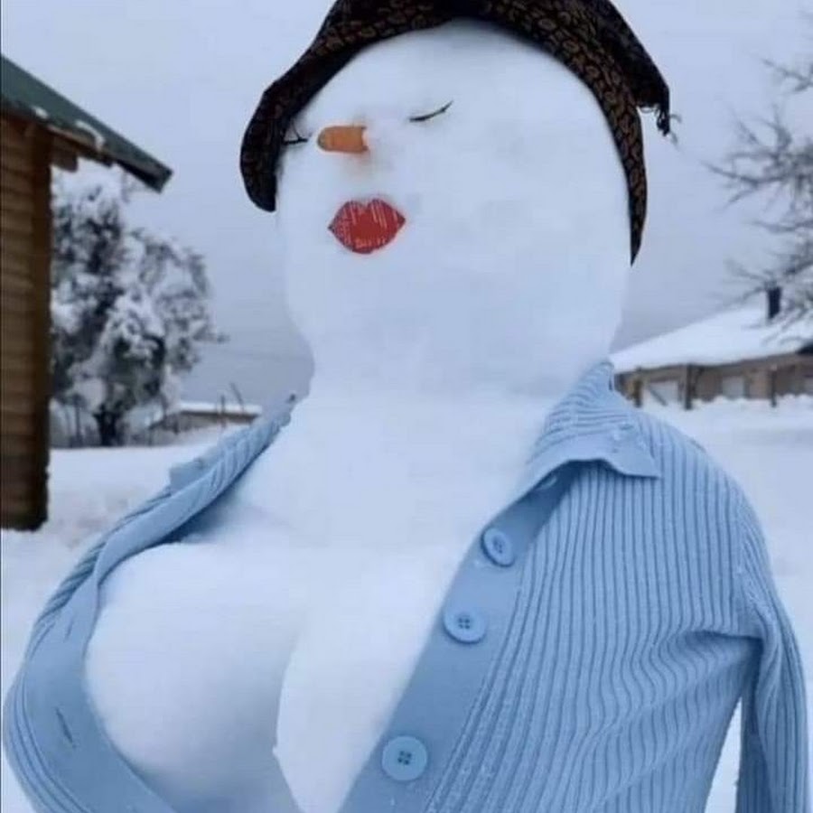 Frostitute snowman