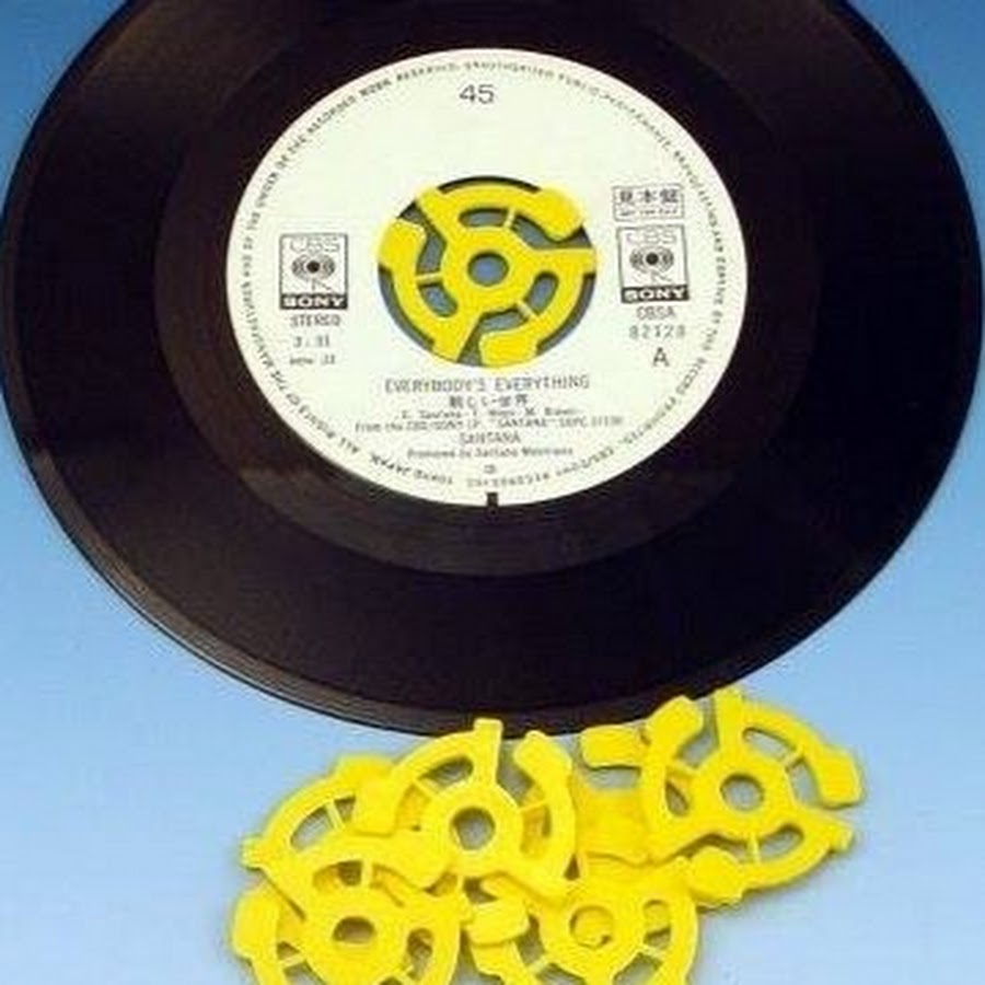 Enjoy 45. 45 RPM Adapter. Magnat Adaptor for 45 RPM records. 45 Record. 7" Zoetrope 45 RPM.