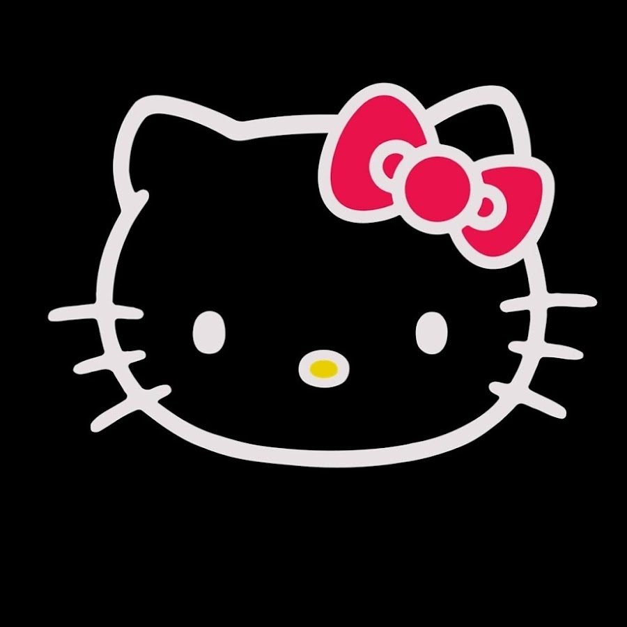 Hello kitty темное. Хэллоу Китти черная. Хэллоу Китти Black. Hello Kitty черная. Хеллоу Китти на черном фоне.