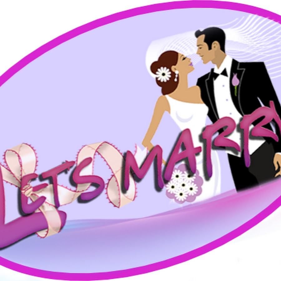 Lets marry. Marry me logo.