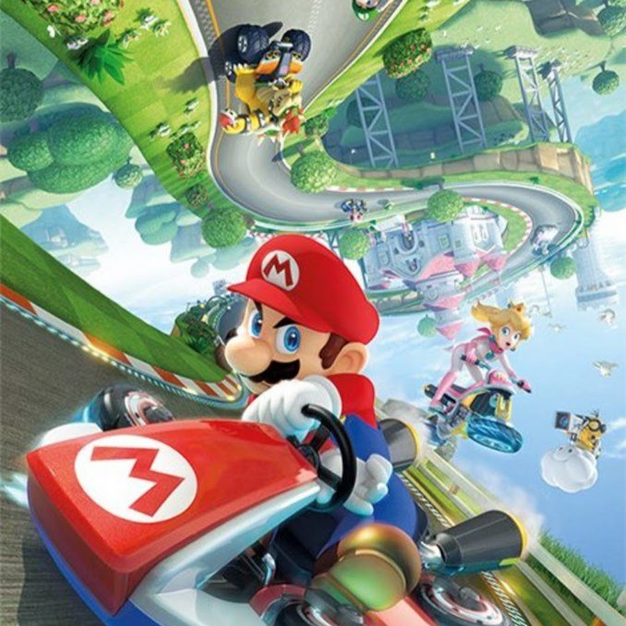 Mario 17. Mario Kart 8 граффити.