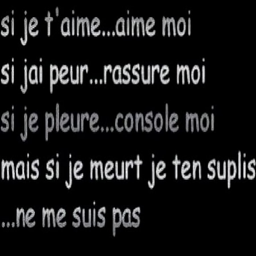 J ai peur. J'ai peur Ноты. Le taime перевод.