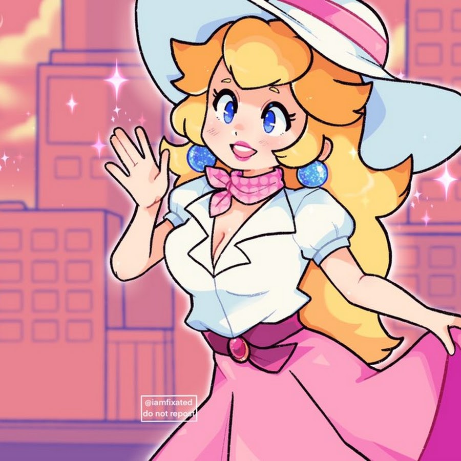 Princess peach summer. Хумид Пич. Пич в шляпе. Twistedgrim Princess Peach. Са Эллисон Пич.