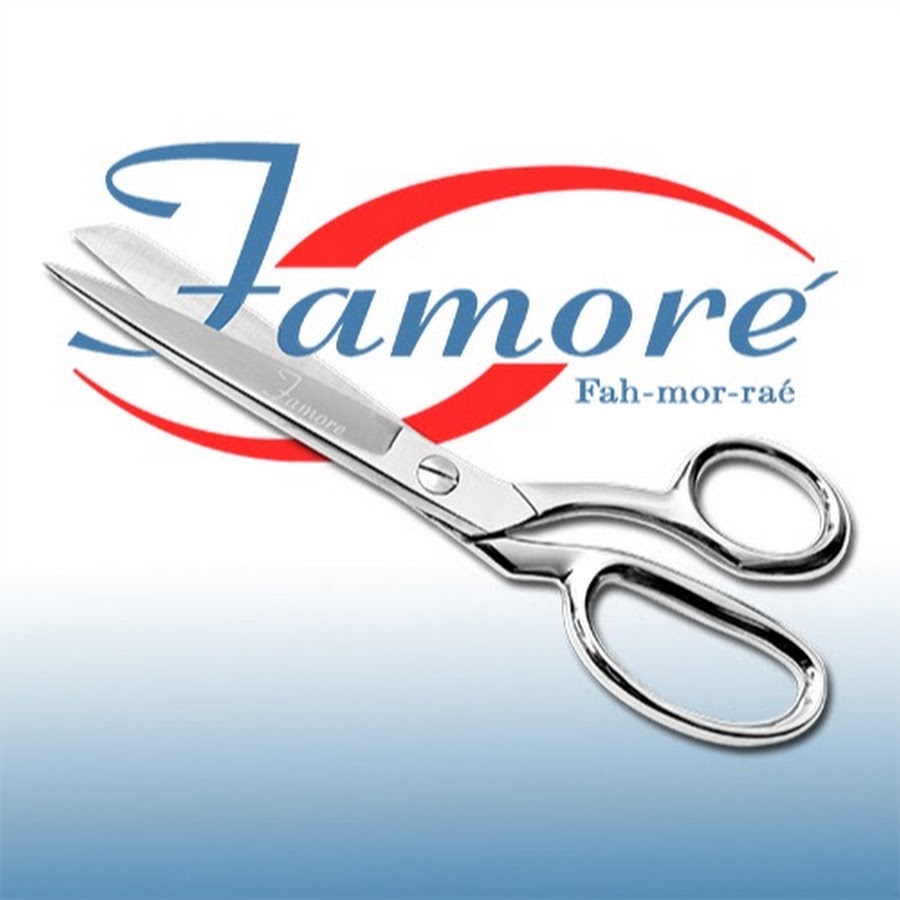 Famore Pro Cut Handle Fabric Shears 8 inch