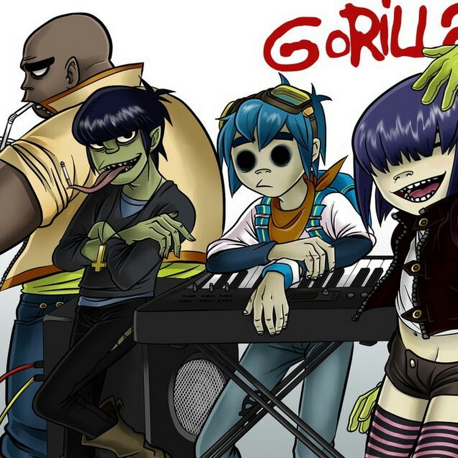 Группа gorillaz альбомы. Gorillaz фото в живую. Гориллаз новый альбом. Музыкальная группа с мультяшными клипами.