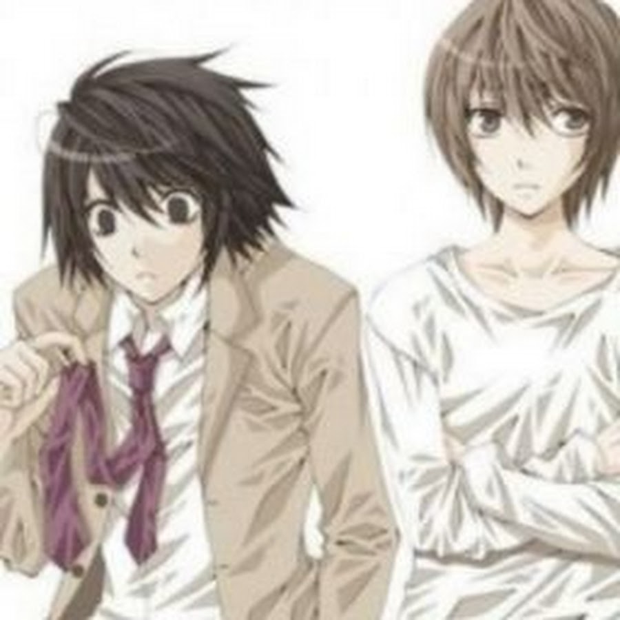 E l me and u. Лайт и Эл. Death Note Light x l.