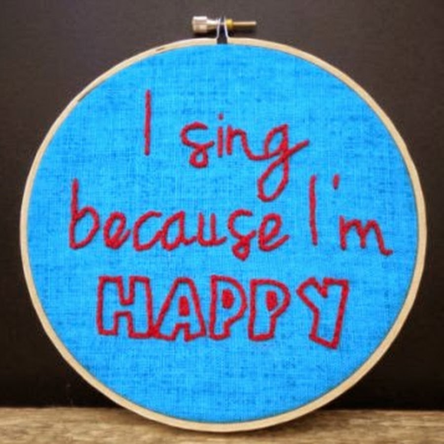 Help i m happy. Singing i'm Happy Blue Heart. I'M Happy. Because im Happy.