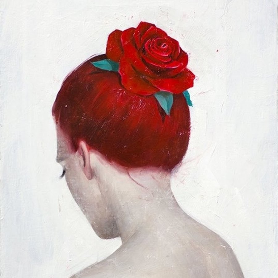 Картина голова девушки. Эми Джадд роза. Amy Judd картины. Девушка с цветком вместо головы. Девушка с цветами на голове арт.