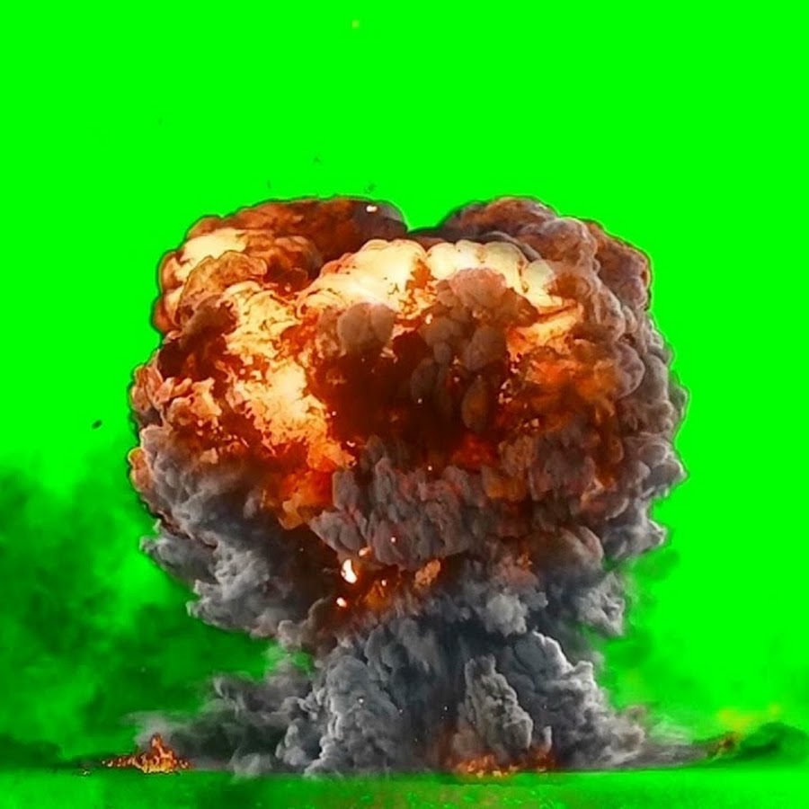 Explosion green screen. Взрыв футаж.