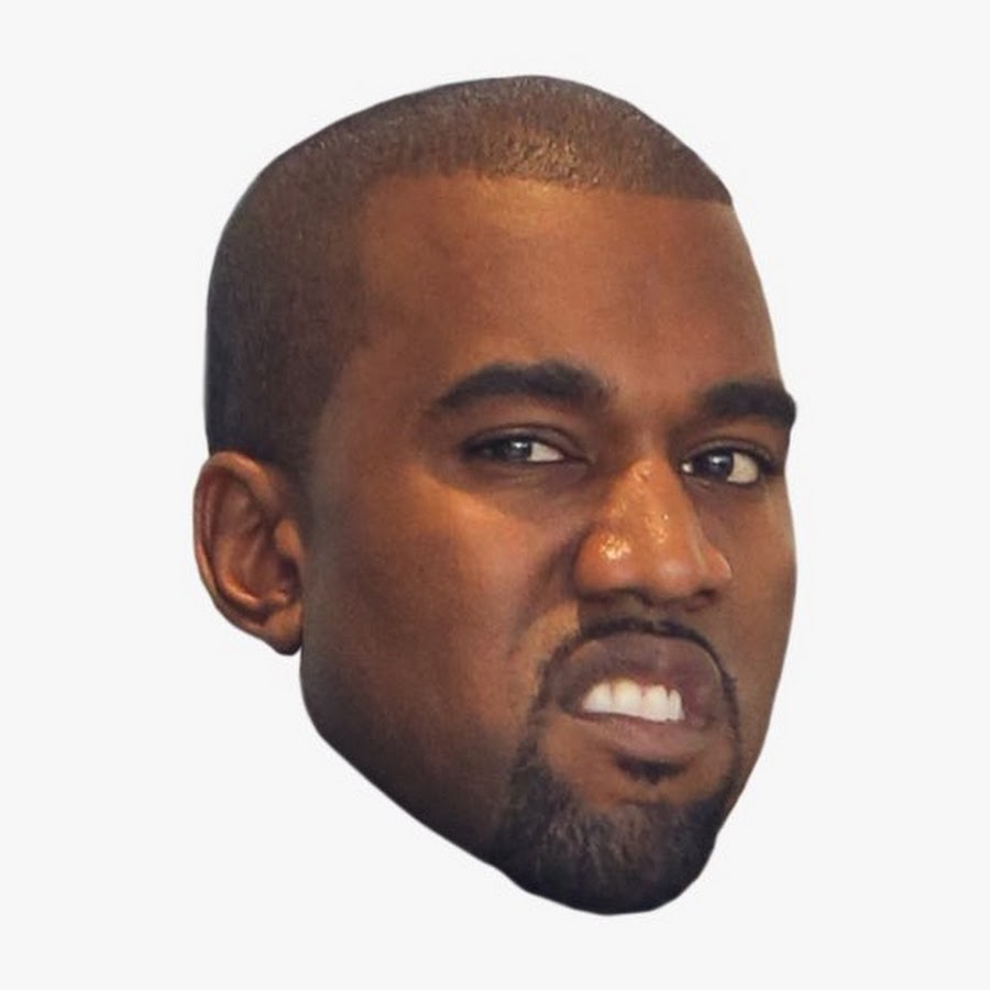 Негр лицо. Канье Уэст. Kanye West face.