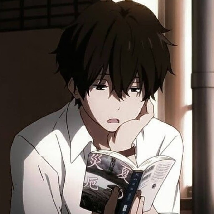 anime. anime icons boy. aesthetic anime icons. hyouka. hyouka icons.  houtarou oreki. oreki icons. dark anime icons.