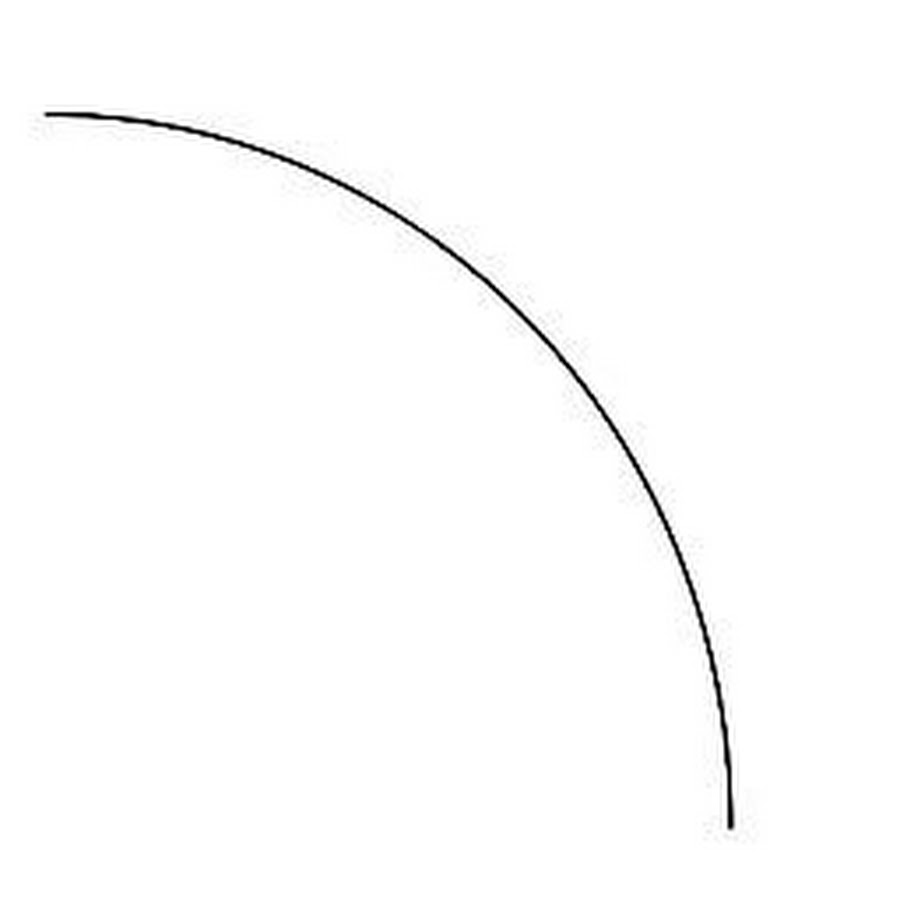 Arc c. Изогнутая линия. Полукруглая линия. Кривые линии. Тонкие изогнутые линии.