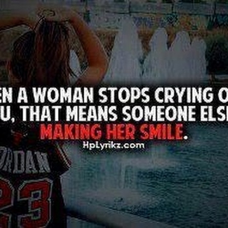 And she cried over nothing