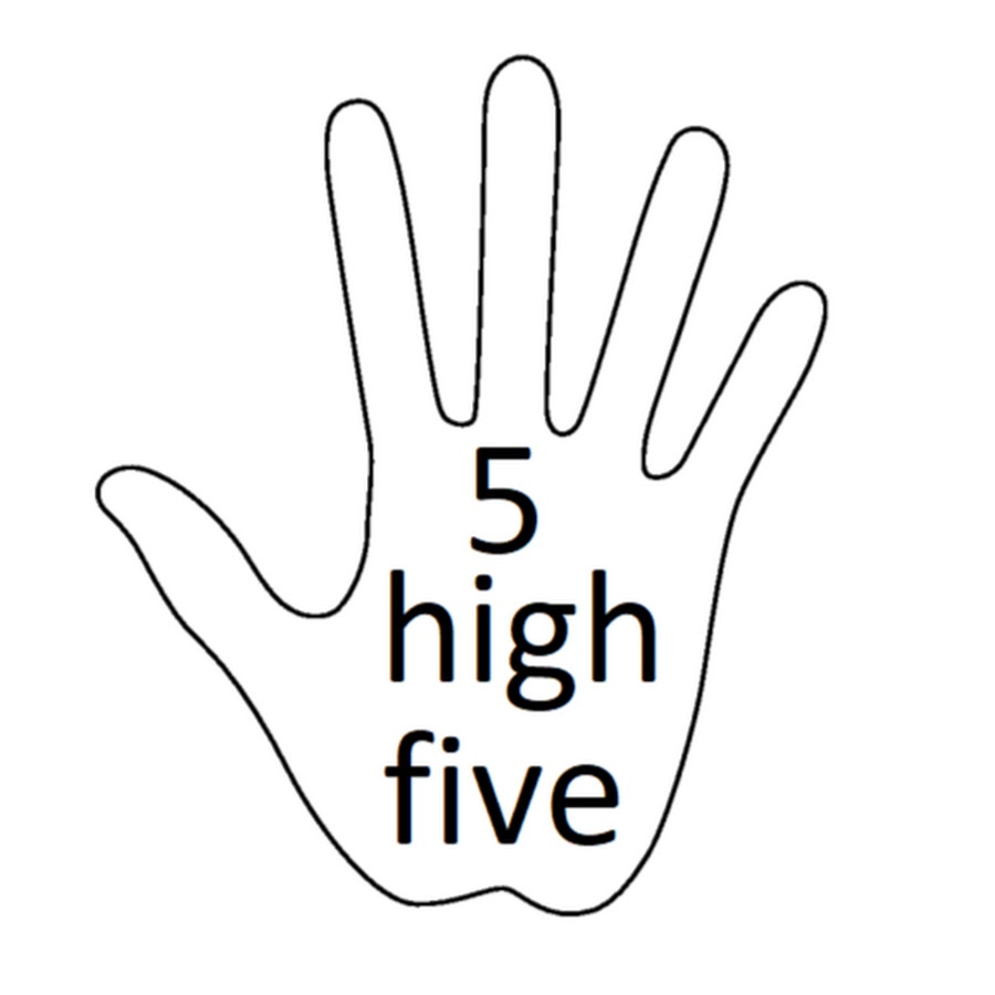 5 facts. High Five Flashcard.