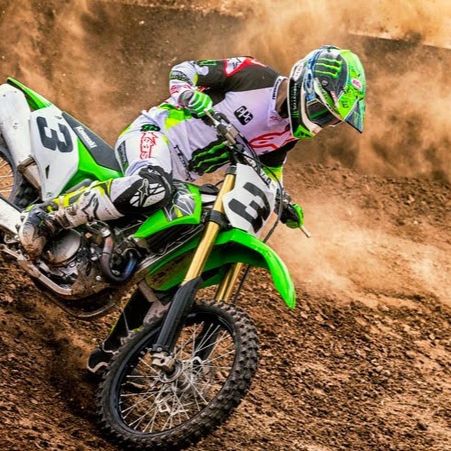 Kawasaki KX 450 по снегу