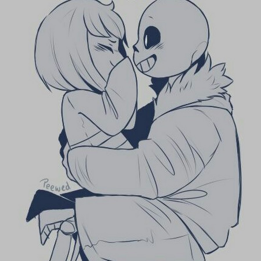 Undertale Санс и Фриск любовь