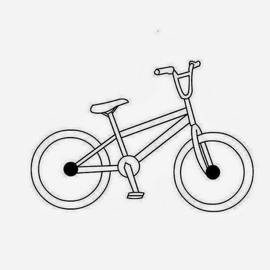 Велосипед BMX разукрашка. Велосипед раскраска для детей. Раскраска велосипед бмх. Велосипед рисунок. Легкие рисунки для срисовки карандашом мальчикам