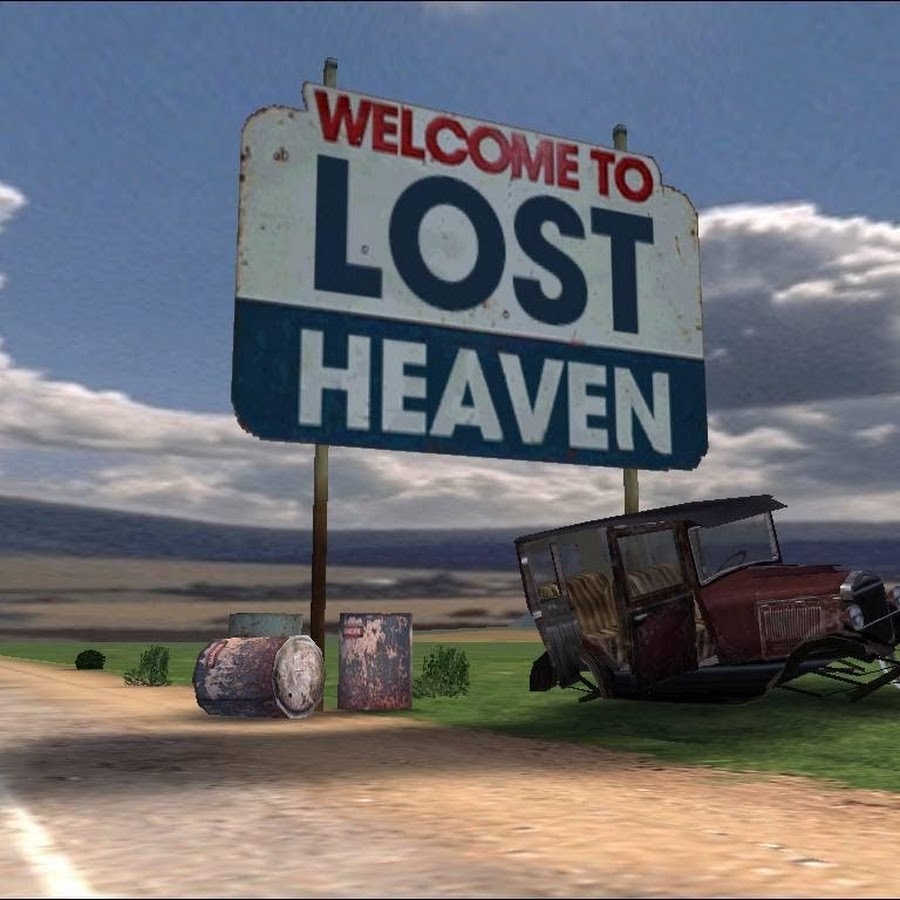 Welcome to the city. Лост Хэвен. Lost Heaven надпись. Lost Heaven обои. Лост Хевен рисунок.