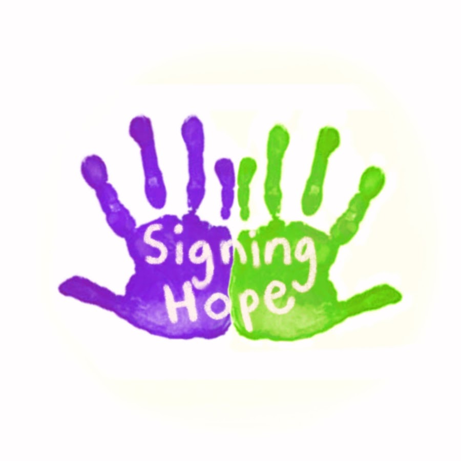 Signing hope. Hope sign.