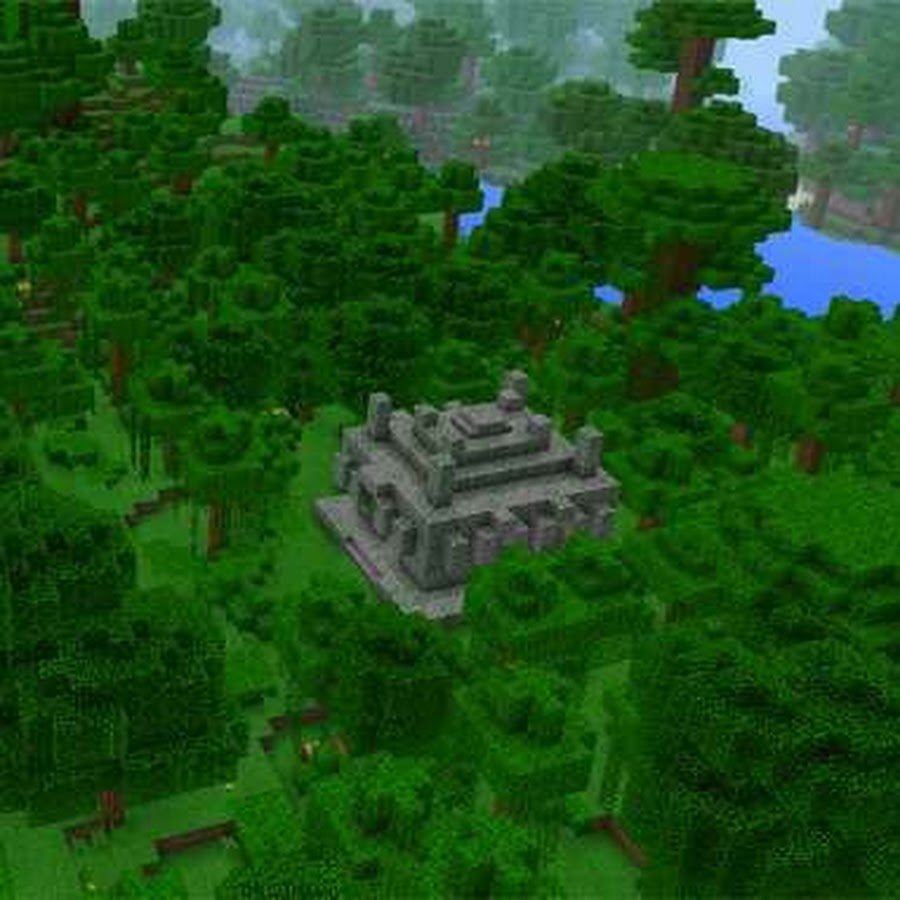 2. храм в джунглях в майнкрафт. сид на джунгли в майнкрафт храм 1. 5. майнкрафт деревня храм ключ генерации.