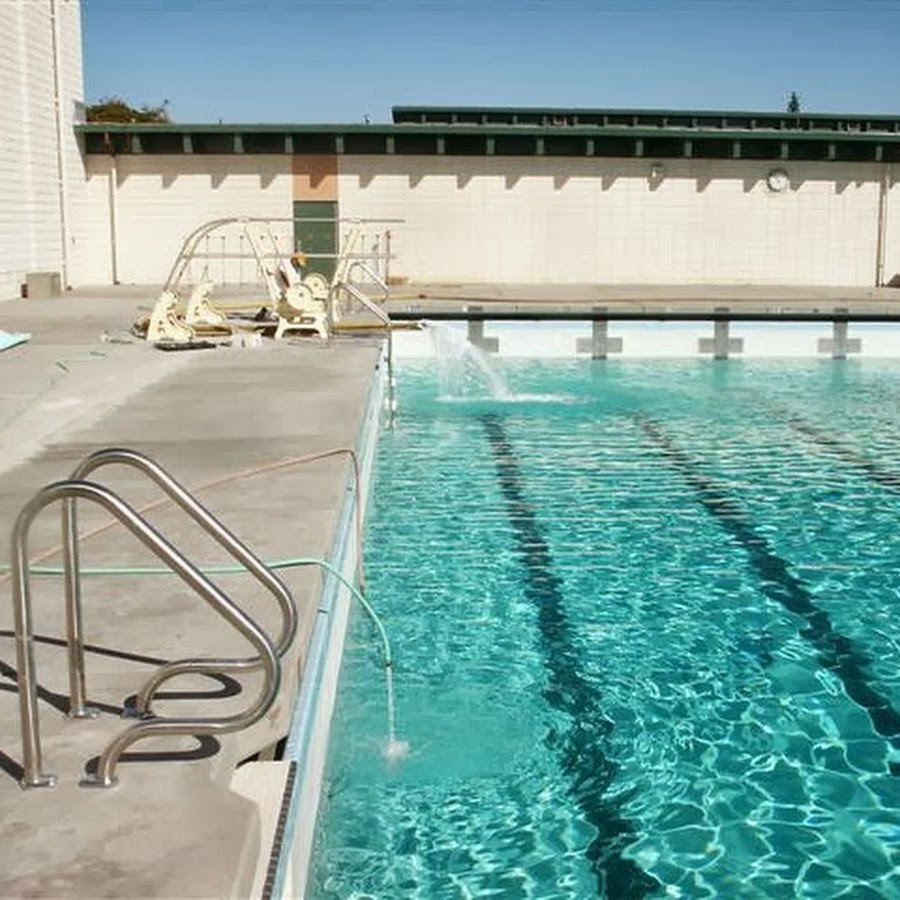 Swimming Pool High School. Homestead California. A Pool at Santa Ana High School.