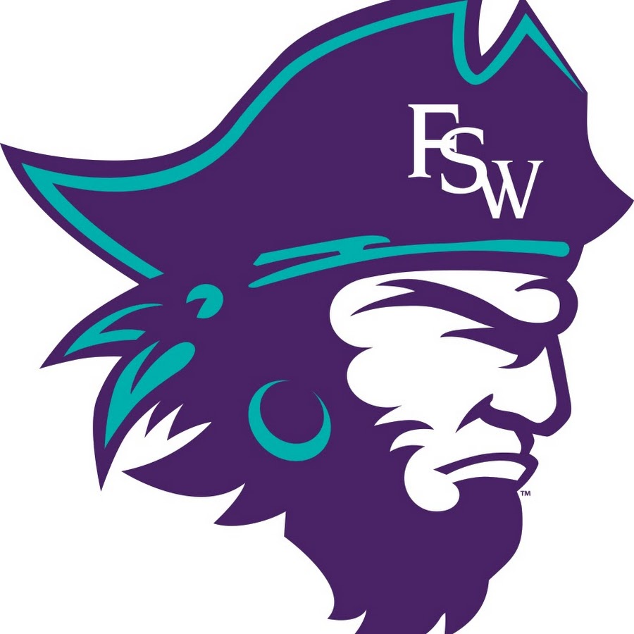 Florida Southwestern State Ladies T Shirt FSW Buccaneers Softball | Follett on Demand | Purple | Medium