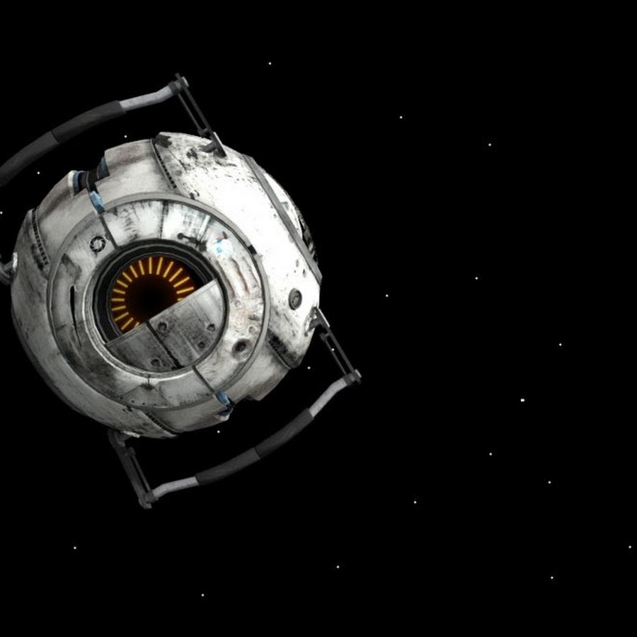 Portal 2 space core in space