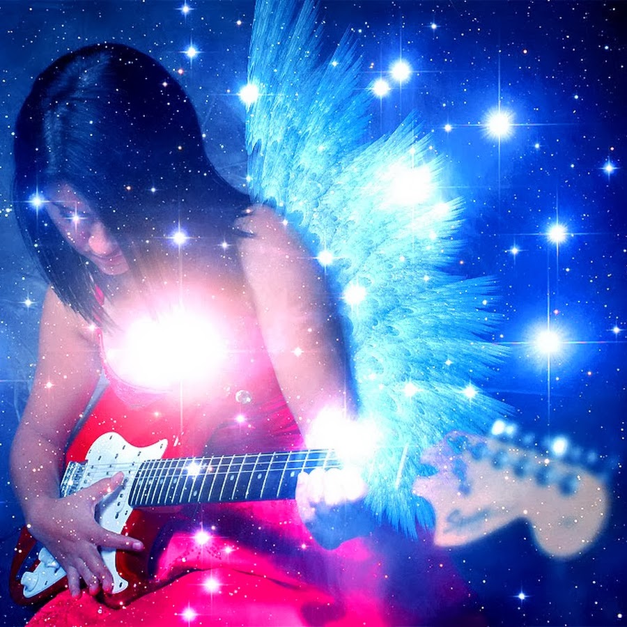 Оригинал песни песня ангела. Девушка ангел с гитарой. Электрогитара ангел. Ангел с гитарой рок. Ангел девочка с гитарой.