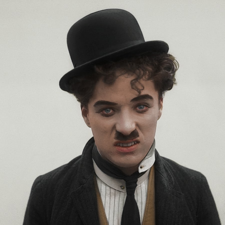 Smile чаплин. Chaplin portrait without make up.