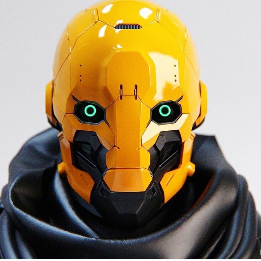 Cyberpunk mask 3d model фото 91