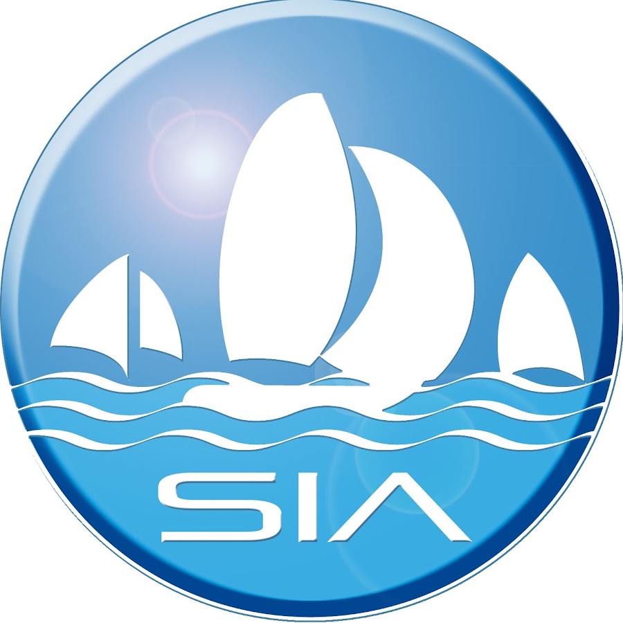 Саил. Моря школа логотип. Issa Yacht Training. E-Marine. Asia co ltd