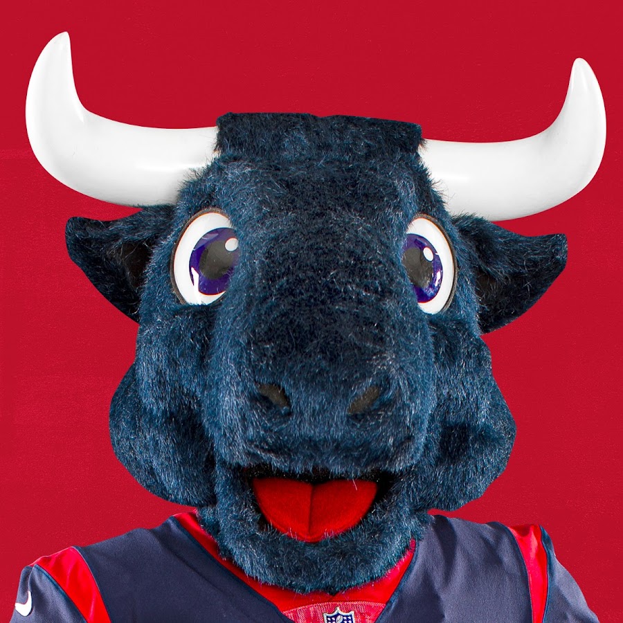 September 15, 2019: Houston Texans mascot Toro plays the drum