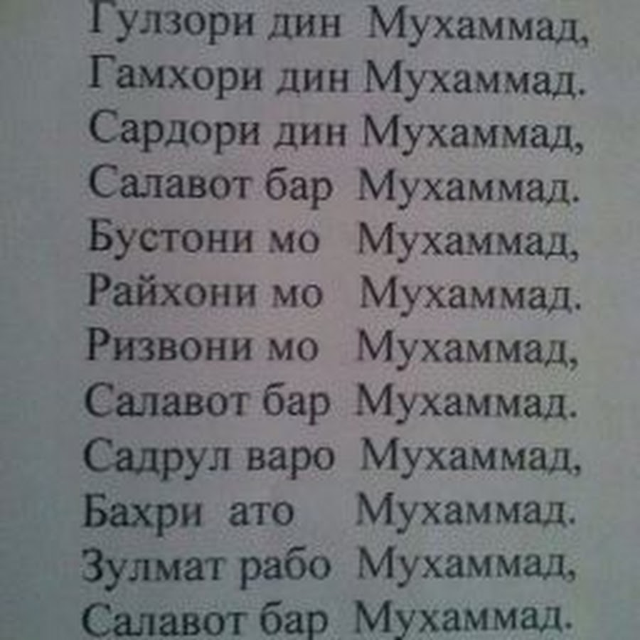 Бар мухаммад